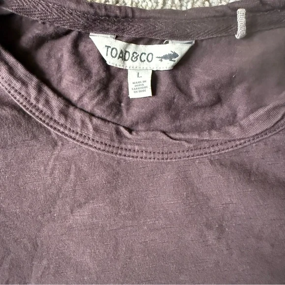 Toad&Co dark purple long sleeve Sal - Picture 2 of 2